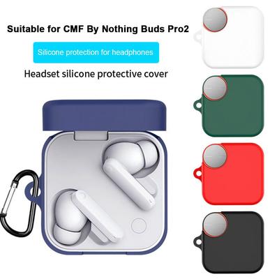 Silicone Earphone Protective Case For CMF BY Nothing Buds Pro 2 Full-Body Anti-drop Anti-scratch Protective Shell Skin Sleeve