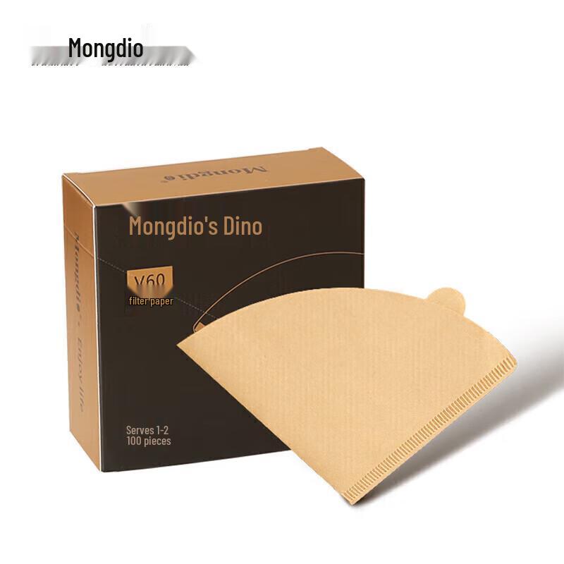 Mongdio Unbleached Virgin Wood Pulp Coffee Filter Papers