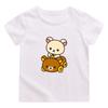 Rilakkuma Bear Kawaii Printing Tshirt 100 Cotton Short Sleeve Casual Teeshirt Funny Cartoon Graphic Print Tshirts Comfortable