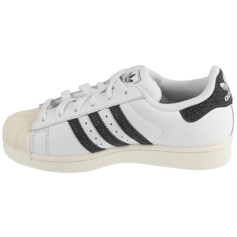 Adidas superstar ii w sneakers leather white/black