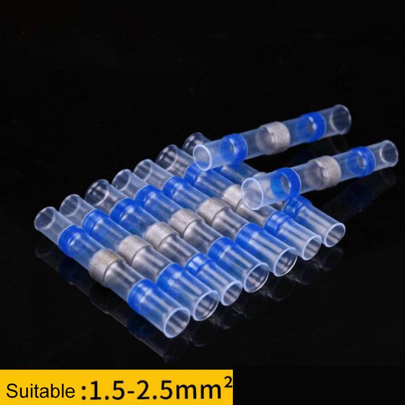 10PCS pájecí elektrické svorky Smršťovací bužírka Konektory těsnění Vodotěsné konektory na tupo Spojky izolované drátem