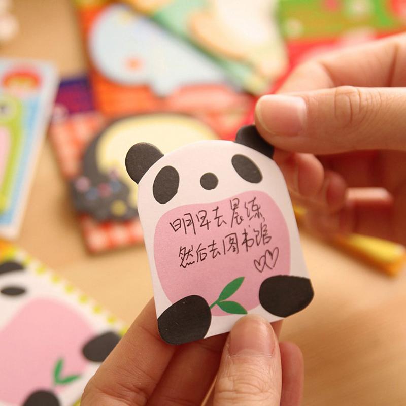 Cute Kawaii Animal Sticker Bookmark It Marker Memo Index Tab Sticky Post Notes