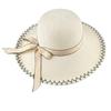 Women's Raffia Straw Sun Hat - Large Brim for Middle-Aged & Elderly