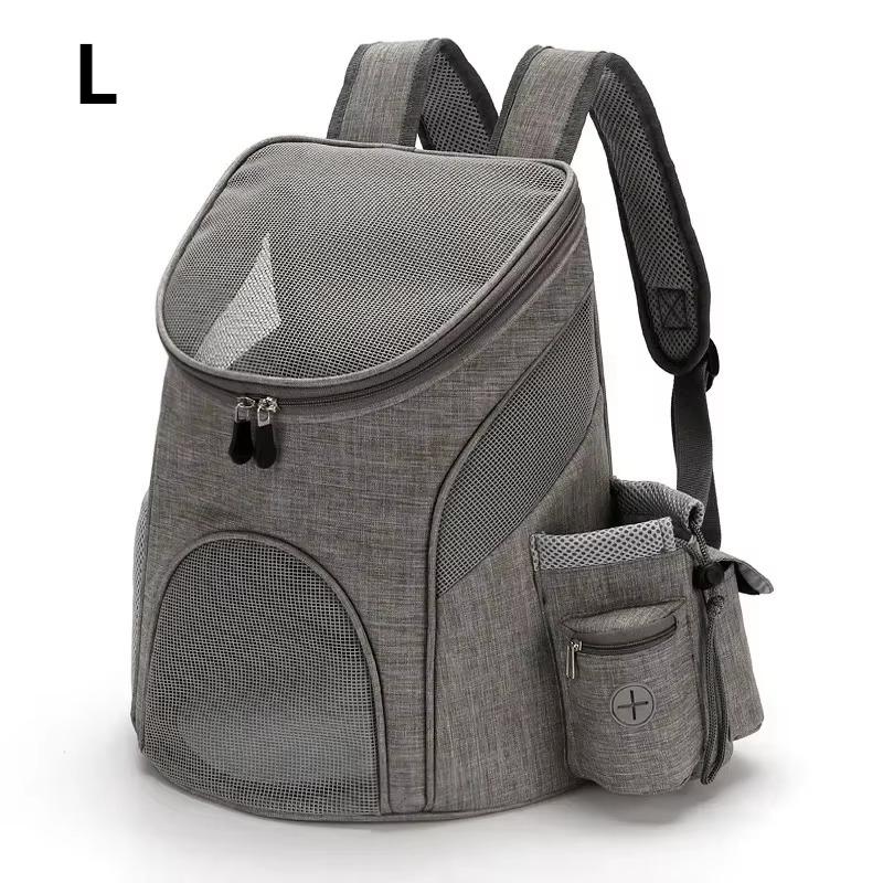 Tragbare Mesh-Hundetasche, atmungsaktiver Hunderucksack, faltbar, große Kapazität, Katzen-Tragetasche, tragbare Outdoor-Reise-Haustierträger