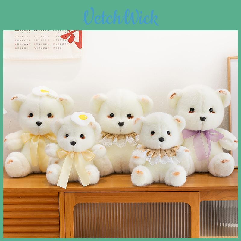 Cute Cartoon Smoky Design Teddy Bear Plush Doll For Girls Birthday Gift And Kids Room Decor