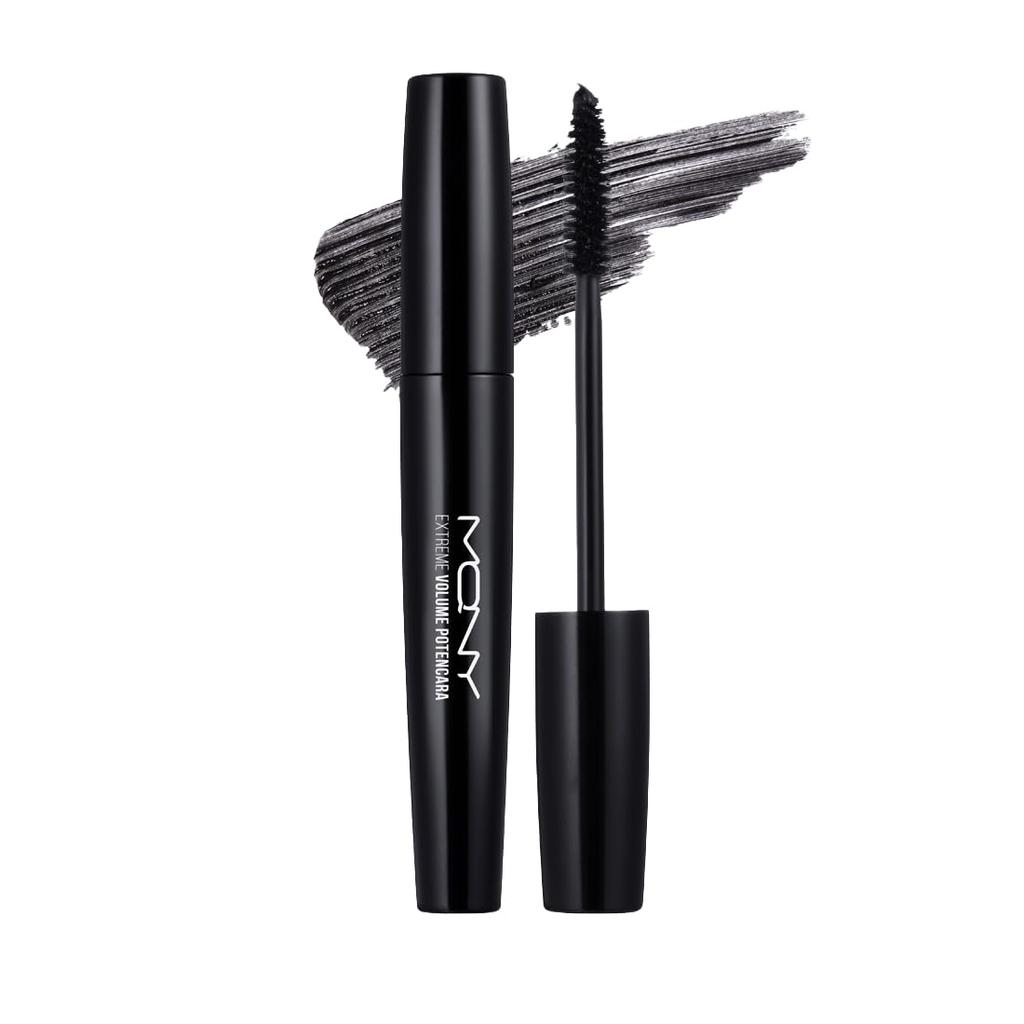 MACQUEEN NEWYORK Extreme Potent Mascara Korean Cosmetics Waterproof Resistant to and 8.3g, Formula, Tears, Sweat, Water, Sebum, Rub-Off (Black,
