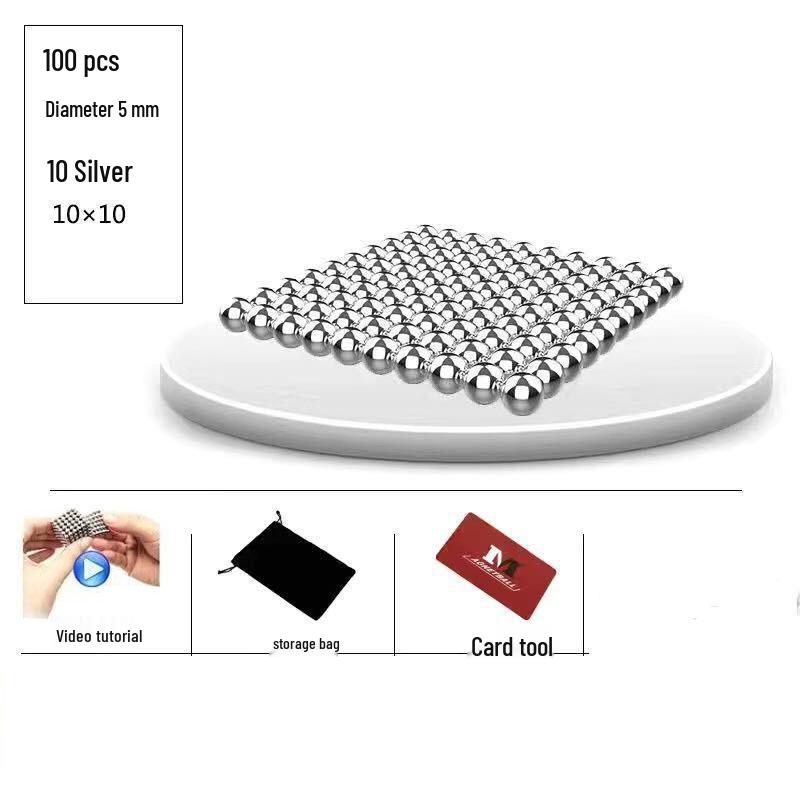 Buck Ball 1000: Magnetic Balls & Sticks Educational Set for Decompression & Creativity