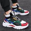 Autumn and winter new high-top shoes sports breathable student dad shoes comfortable net running shoes