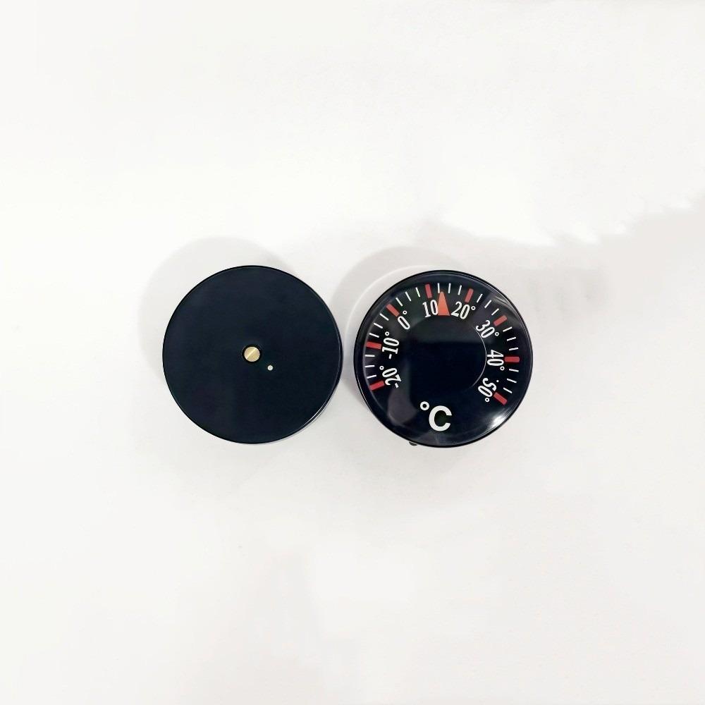 

Универсальный мини-весы Измерительный инструмент Круглый Высокая точность Водонепроницаемый Циферблат Черный Салон автомобиля Автомобильный термометр Офис Практичный