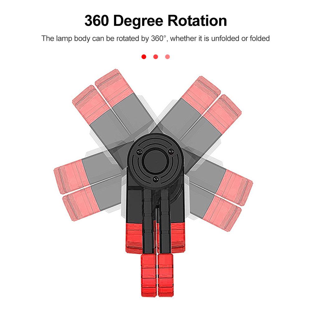 20W 2*COB Led Portable Spotlight Searchlight Folding Rotary Led Waterproof Work Light Use 4*AA Battery For Repairing Camping