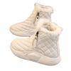 Bottes de neige pour femmes hiver 2025 nouvelle mode chaussures chaudes en coton empilées épaissies imperméables bottines chaussures pour enfants
