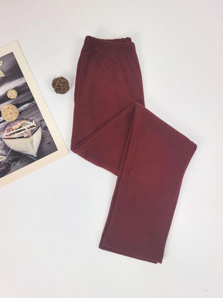 Women's Fleece-Lined Thermal Pants: Warm, Windproof, and Stylish for Indoor/Outdoor Wear