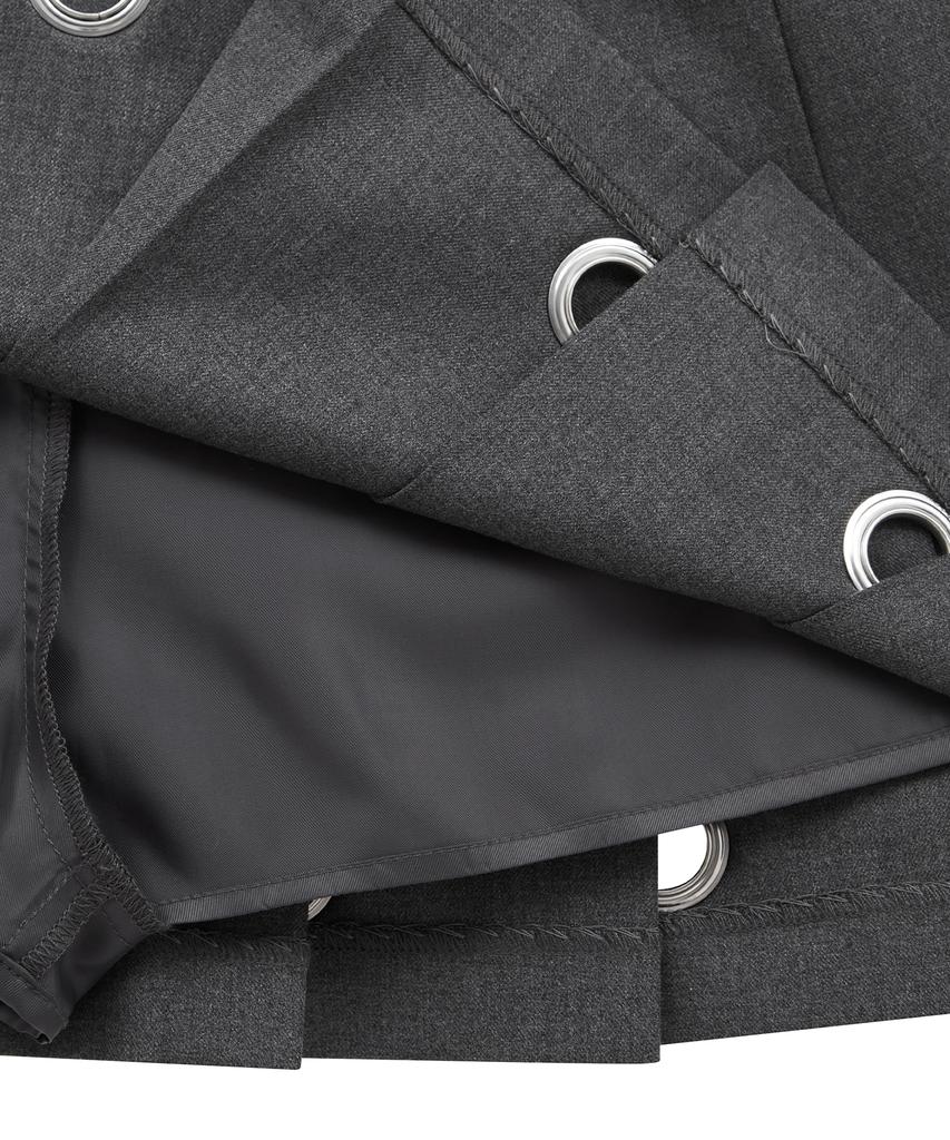 Midnight Move Eyelet Skirt (Grey)