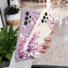 Falling Flowers Case For Samsung Galaxy A73 A53 A33 A23 A13 A72 A52 A52S A32 A22 A12 A71 A51 A31 A21S 4G 5G Cover