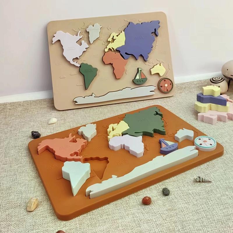 Silicone Educational Abc Puzzle Upper Case and Lower Case Letters for Gifts Child Birthday Guest Boys Girls Children Preschooler
