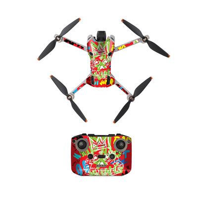 Personalized Sticker Creative Design DIY Pattern Sticker with Air Vent Protective Sticker for DJI Mini 4 Pro