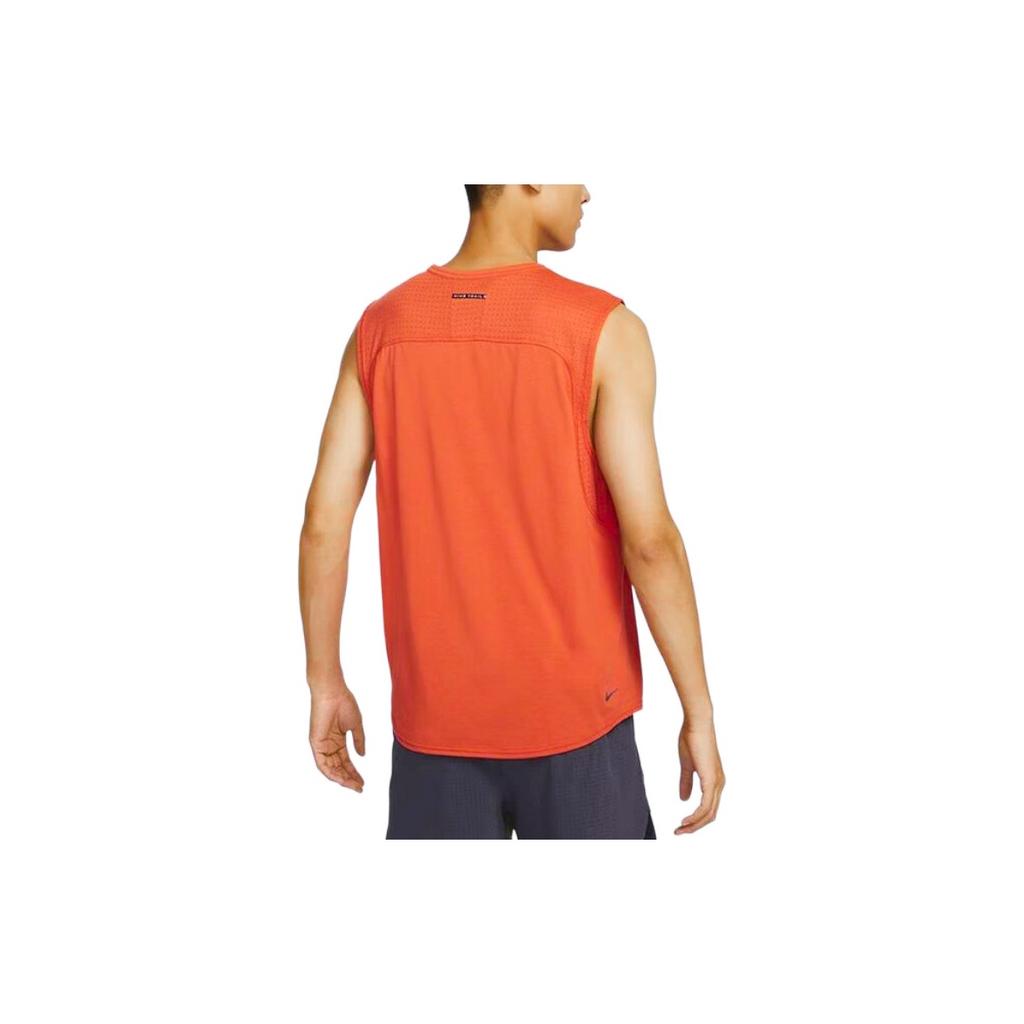 Nike Solid Color Casual Loose Lightweight Breathable Sleeveless Vest Men tops Brick-Red FN3310846
