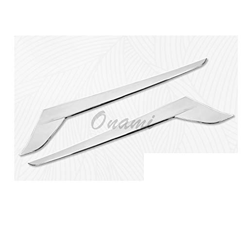 Onami Toyota Alphard (30 Series) Tail Lamp Garnish, Tail Light Frame Accessories, Exterior Parts, ABS, 2-Piece Set [Mirror Finish, Plated] ALPD-18-S