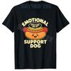 Emotional Support Hot Dogs Funny Kawaii Hot Dogs Design TShirt Y2k Cute Hotdog Graphic Outfit Womens Fashion Foodie Tee Tops