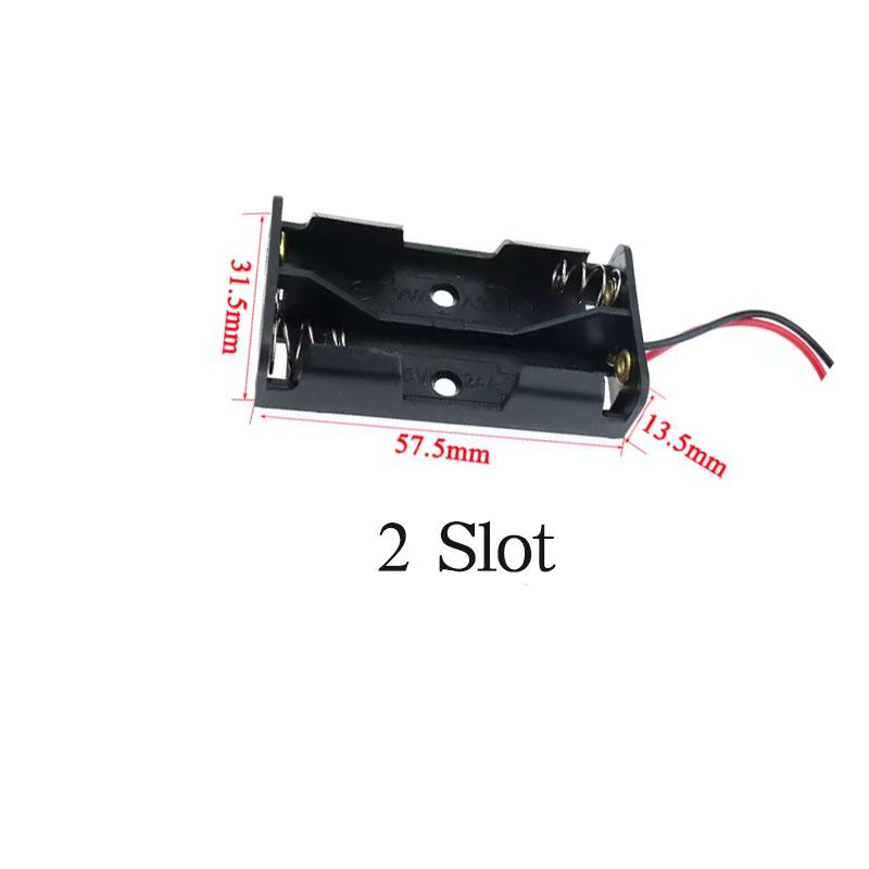 Number 5 Battery Box With Lid Switch Soldering Pin DIY Experiment Handmade Technology Model Toy Making Accessories