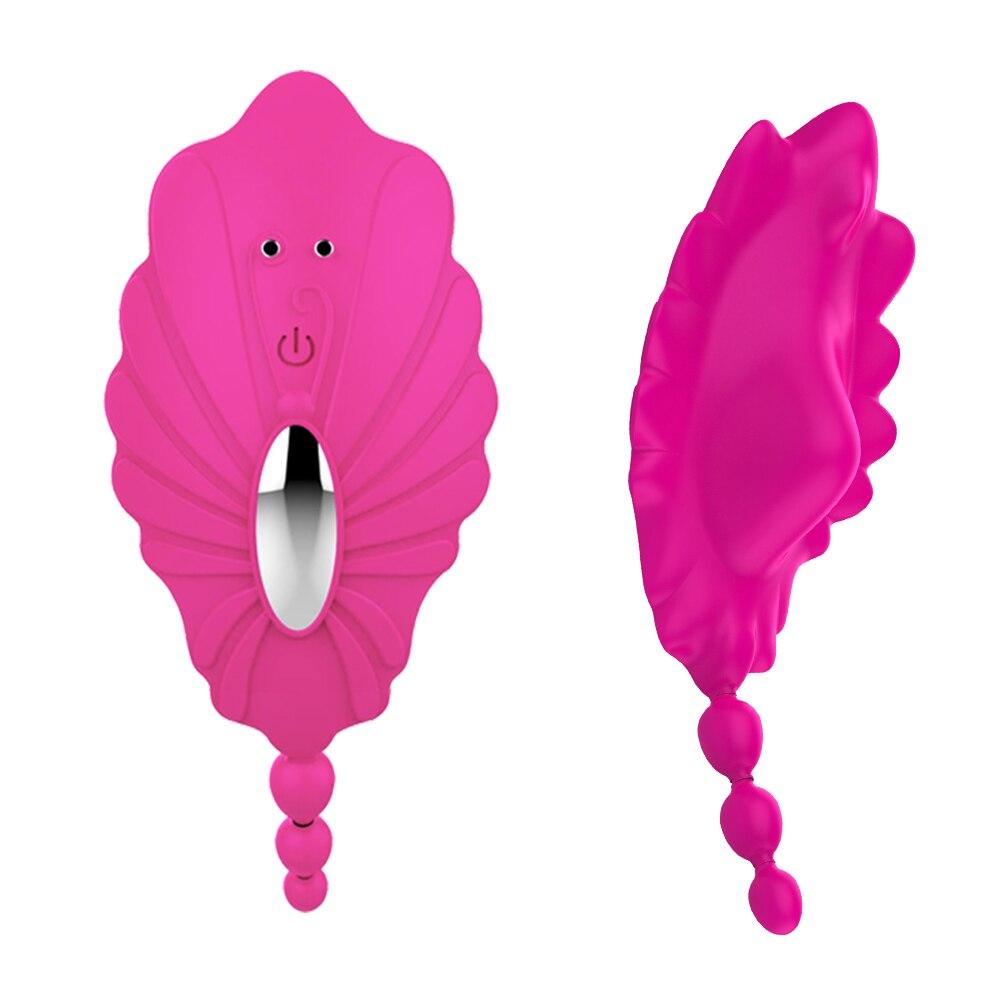 Wearable Perineum Vibrator Butterfly Vagina Clitoris Stimulator Sex Toys for Women Remote Control Invisible Panties Anus Massage