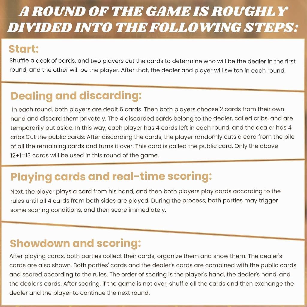 Cribbage Wars Board Game,2025 Wooden Cribbage Board Game Set Traps Cribbage Games Classic Board Game Night Bar Games for Families