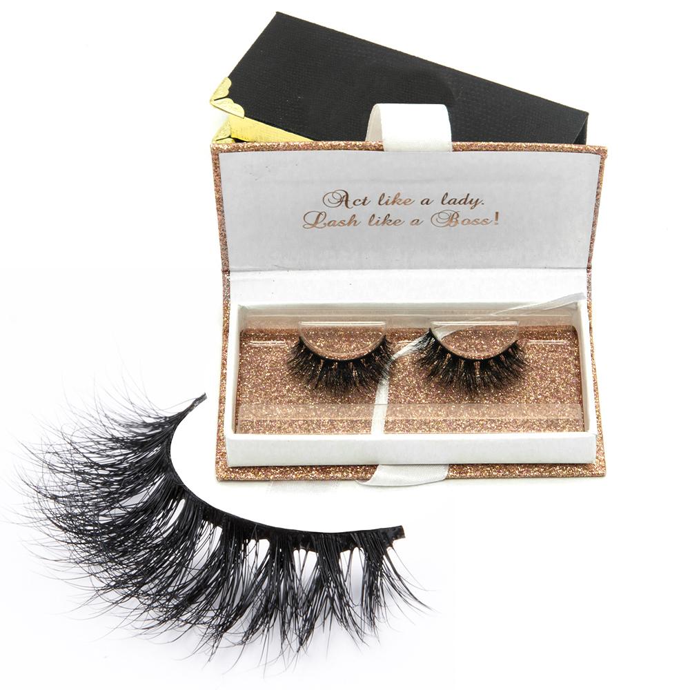 Custom Brand 3D Mink Eyelashes Private Label False Eye Lashes