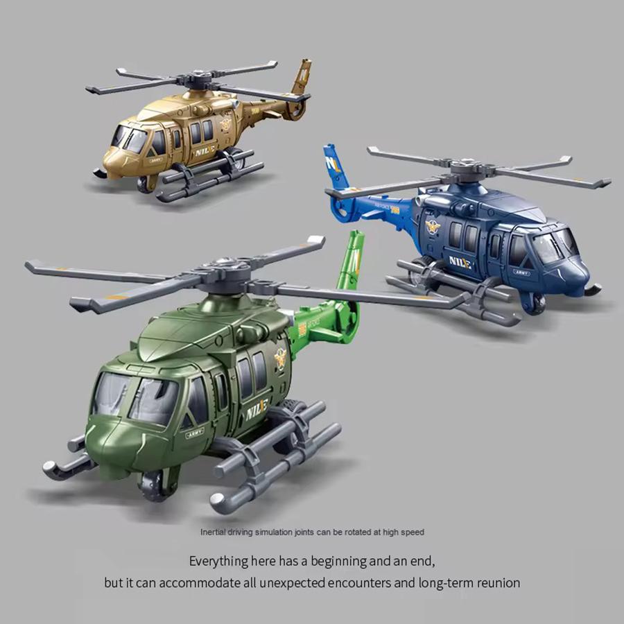 Army-Design Superior-Grade Children’S High-Standard Helo First-Class Toy Top-Grade Alloy First-Class Airplane First-Class Simulation