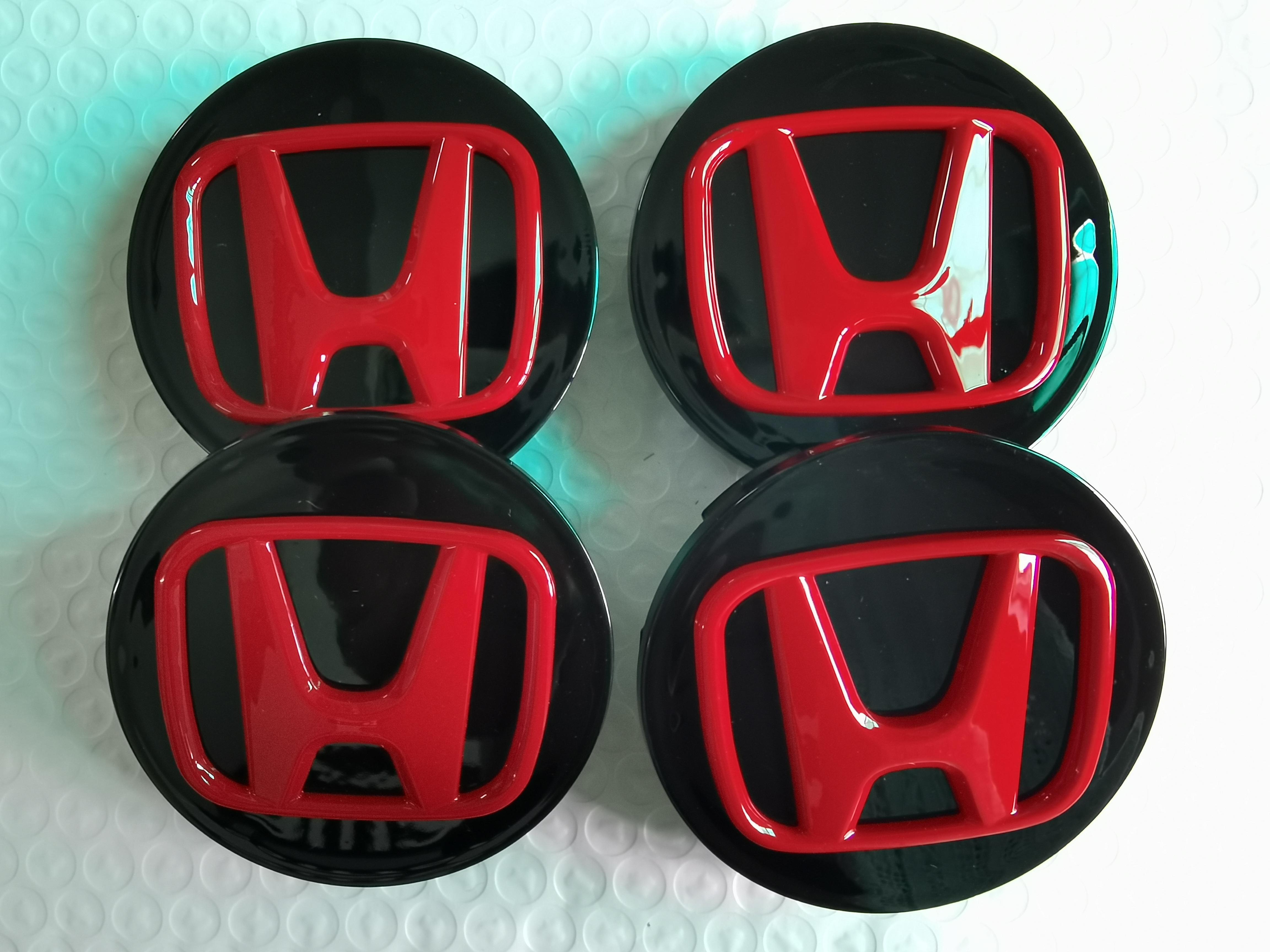 

4pcs 62mm Wheel Center Cap Logo Hub Cover Badge Emblem for Honda Civic City Accord Odyssey Spirior CRV HR-V Jazz CBR HRV Set 4