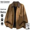 Mark Fairwhale Men's American Vintage Loose Fit Windbreaker Jacket