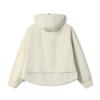 Fila White Fashion Classic Simple Casual Versatile Comfortable Knitted Hooded Jacket Women Jacket F61W533501FIV