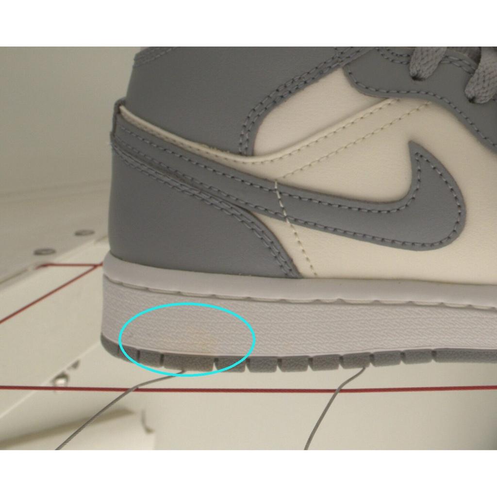 Gebraucht Jordan Air Jordan 1 mid grey sail BQ6472-115-P26093661890999