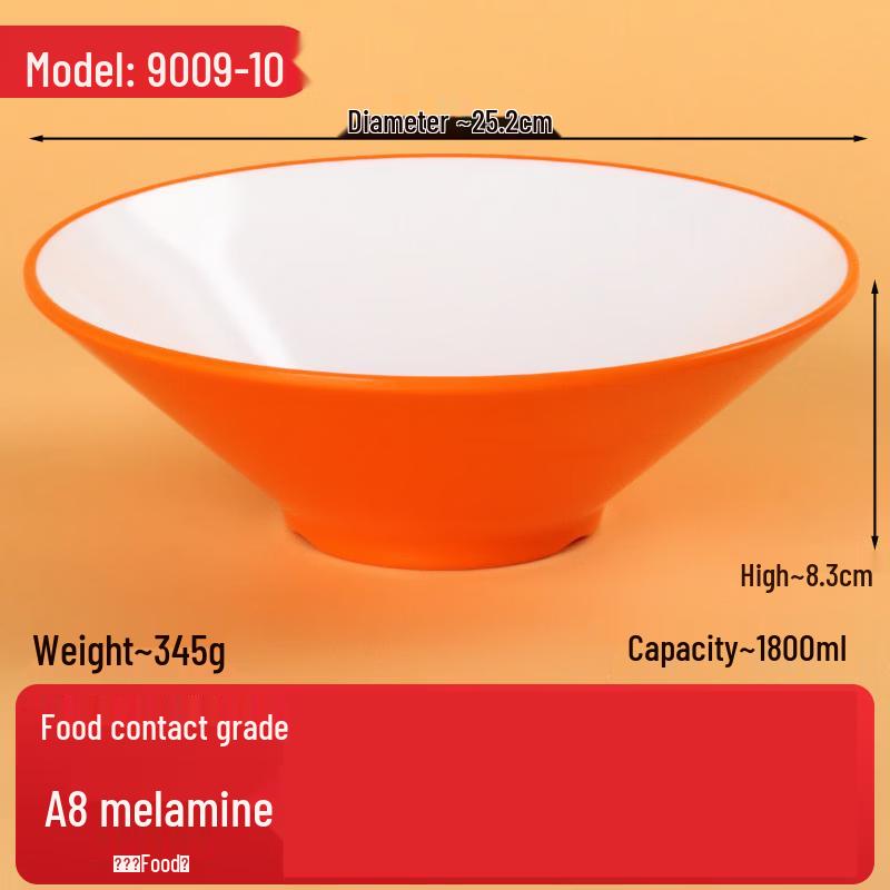 Jingbaodi Tempered Melamine  Douli  Noodle Bowl