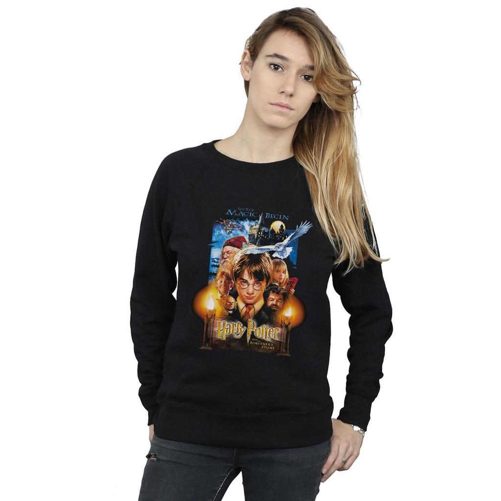 Harry Potter Womens/Ladies The Sorcerer´s Stone Poster Sweatshirt