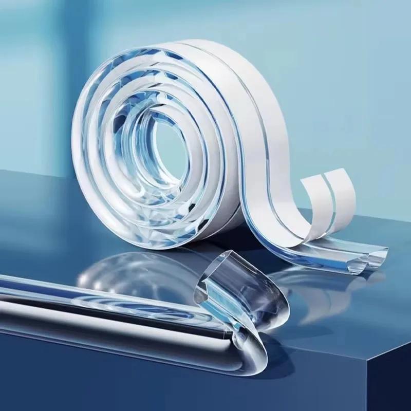 1/2/3M Masa Kenarı Koruyucu Mobilya Köşe Koruyucu Şerit Kendinden Yapışkanlı Şeffaf Çocuk Çarpma Önleyici Yumuşak Tampon Bebek Güvenliği