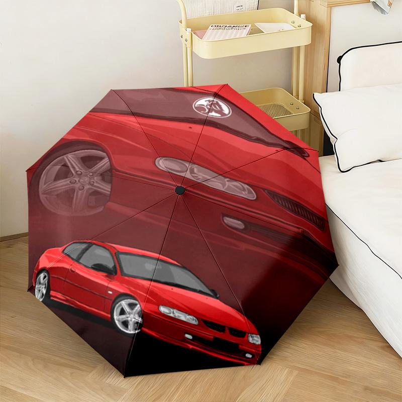 1PC Stylish Car Automatic Umbrella - Suitable Travel Outdoor Portable Umbrella Birthday Gift Daily Essentials