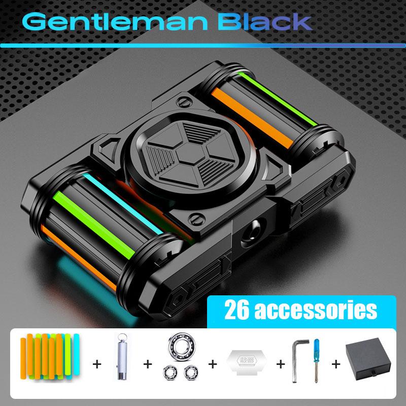 Luminous Tank Roller 101 Fidget Spinner EDC Metal Hand Spinner Adult Fidget Toys ADHD Tool Anxiety Stress Relief Toys Office Toy