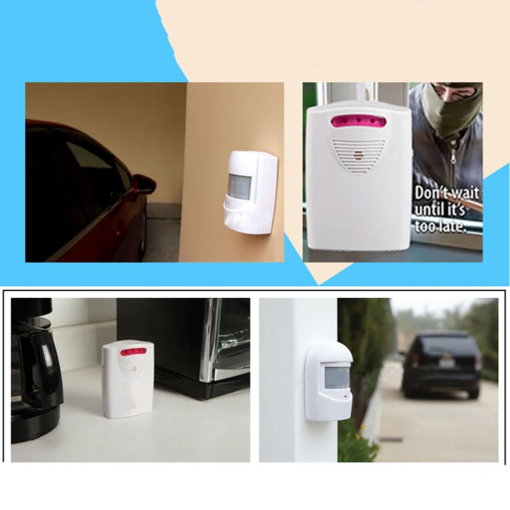100m Wireless Motion Sensor System Driveway Alarm Alert Receiver + Transmitter