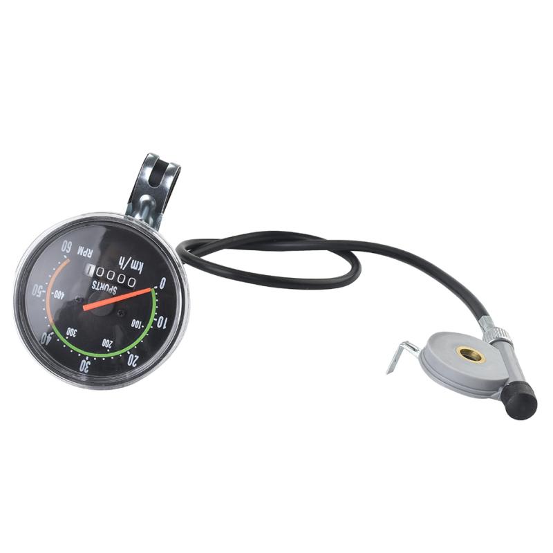 Bicycle Mechanical Odometer Universal Adjustable Accurate High-end Speedometer Bicycle Equipment N