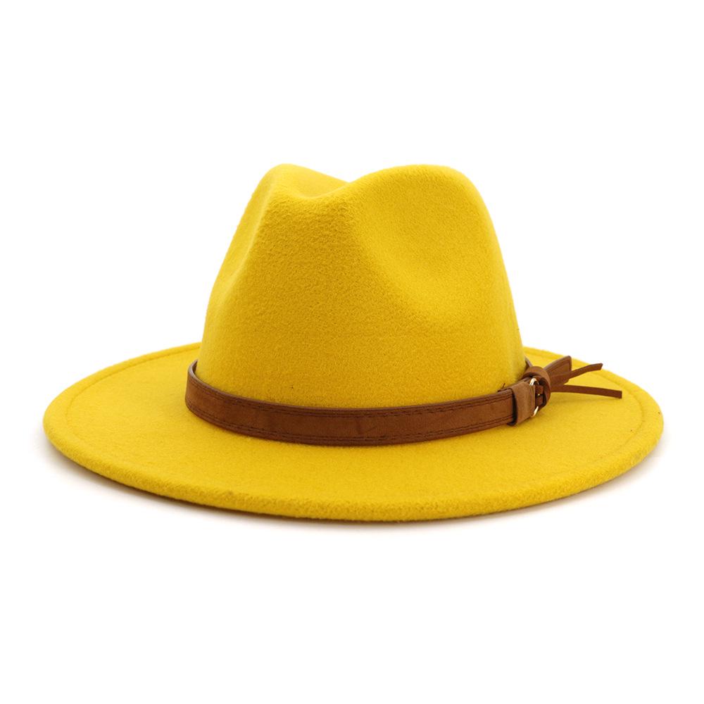 New Arrive Custom Trilby Retro Large Brim Felt Fedora Hats
