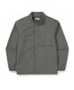 Snowpeak Apparel Cample Stand-Neck Windbreaker (S25Smcwb12) Dark Gray