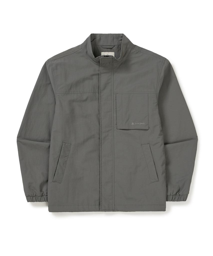 Snowpeak Apparel Cample Stand-Neck Windbreaker (S25Smcwb12) Dark Gray