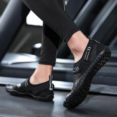 Indoor Fitness Shoes Men's and Women's Rope Shoes Silent Treadmill Shoes Gym Training Yoga Five-finger Sneakers
