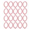 40 Pcs   Rings Multifunction Multiple Colors Round Hole Loose Lf Paper Single Rings