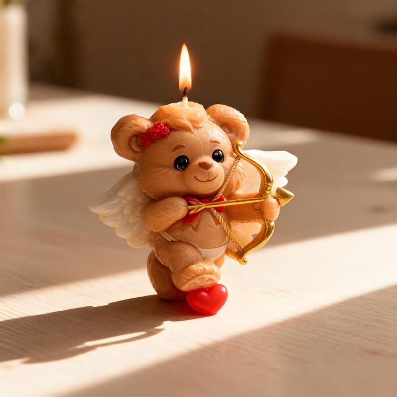 Detailed Balloon Bear Silicone Mould with Carving for Candle and Soap Making Enhances Artistic Value