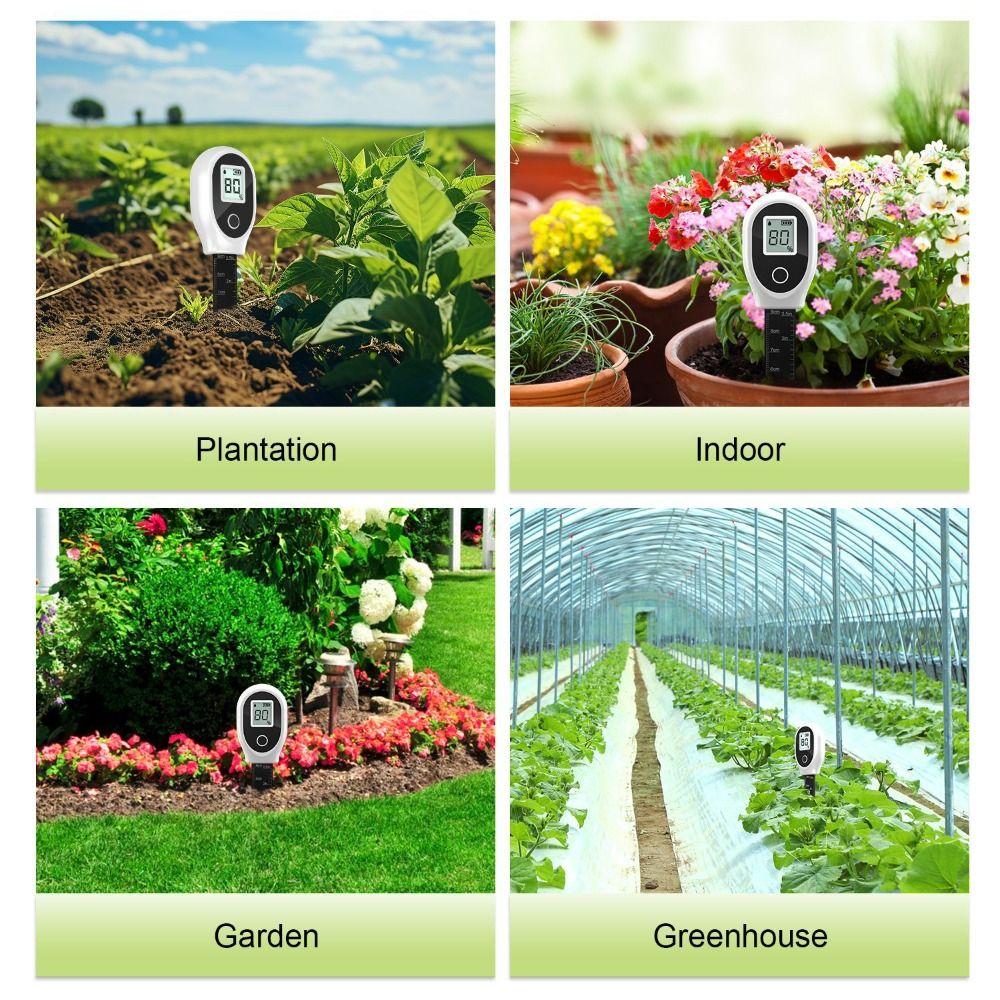 LCD Soil Moisture Meter Sensitive Moisture Sensor Insert Soil Water Content Analyzer Indoor