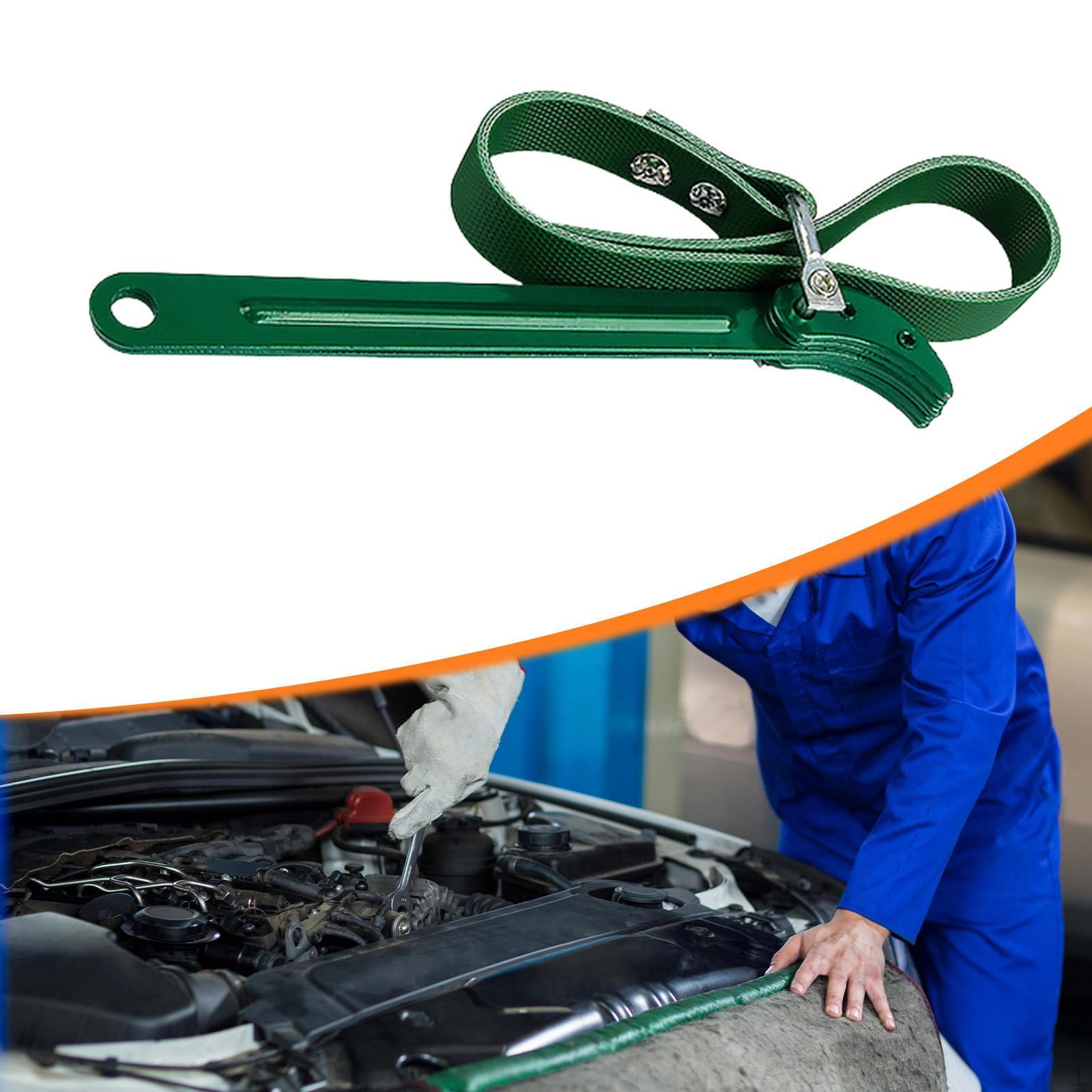 Ленточный ключ, Инструмент для фитингов, Нескользящий, Открывалка, Многоцелевой ремешковый ключ для двигателя 9 inch