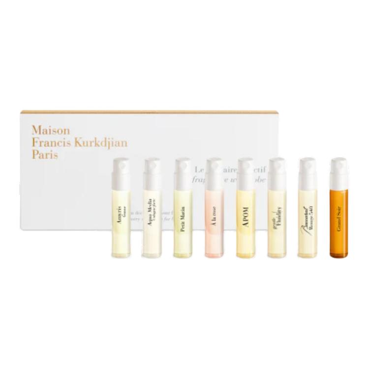 MFK Travel Wardrobe Mini Eau De Toilette Sample Set 8 Piece Set Eau De Toilette 2ml*8 2ml*8