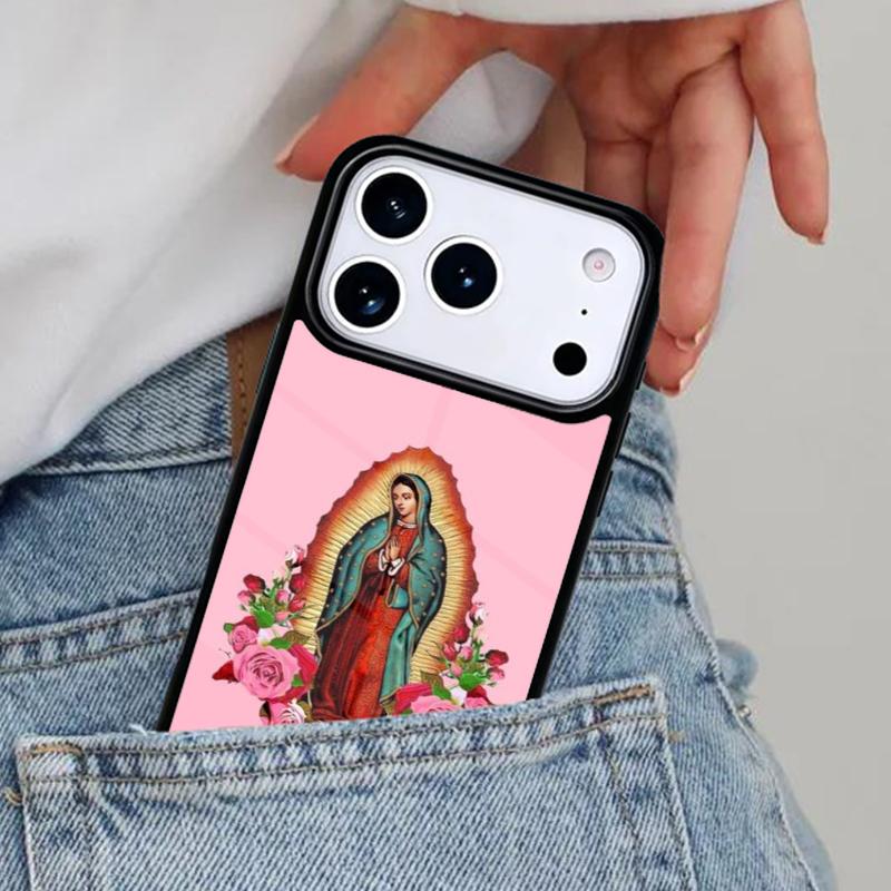 

Virgin of Guadalupe Phone Case for iPhone 17ProMax 12 13 14 15 16e 17 Pro Max Plus Air Cover iPhone 16