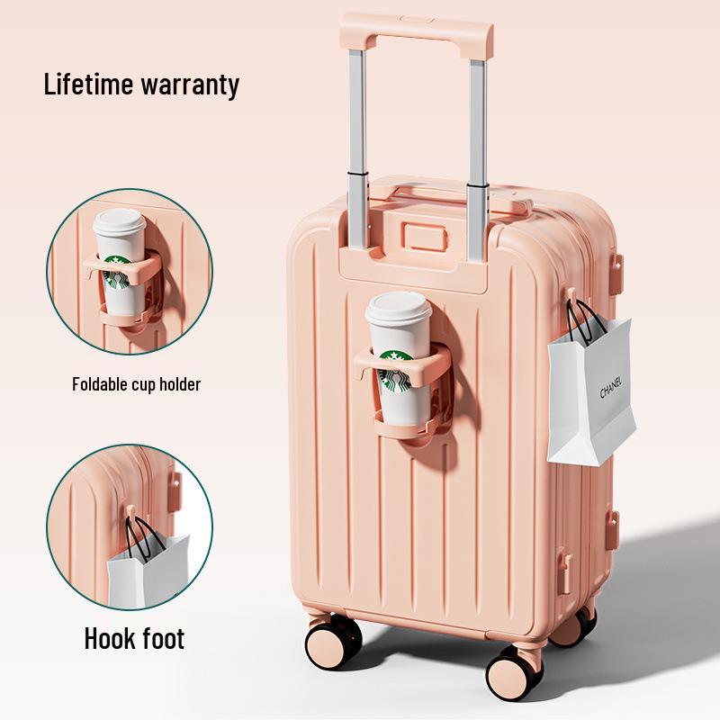 2025 Durable Travel Suitcase with Combination Lock for Students and Adults
